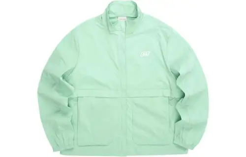 Skechers Jackets Women's Green Stand Collar Thin Other