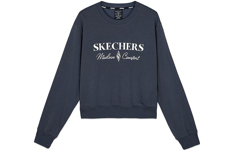 Женское худи Skechers (темно-серое)