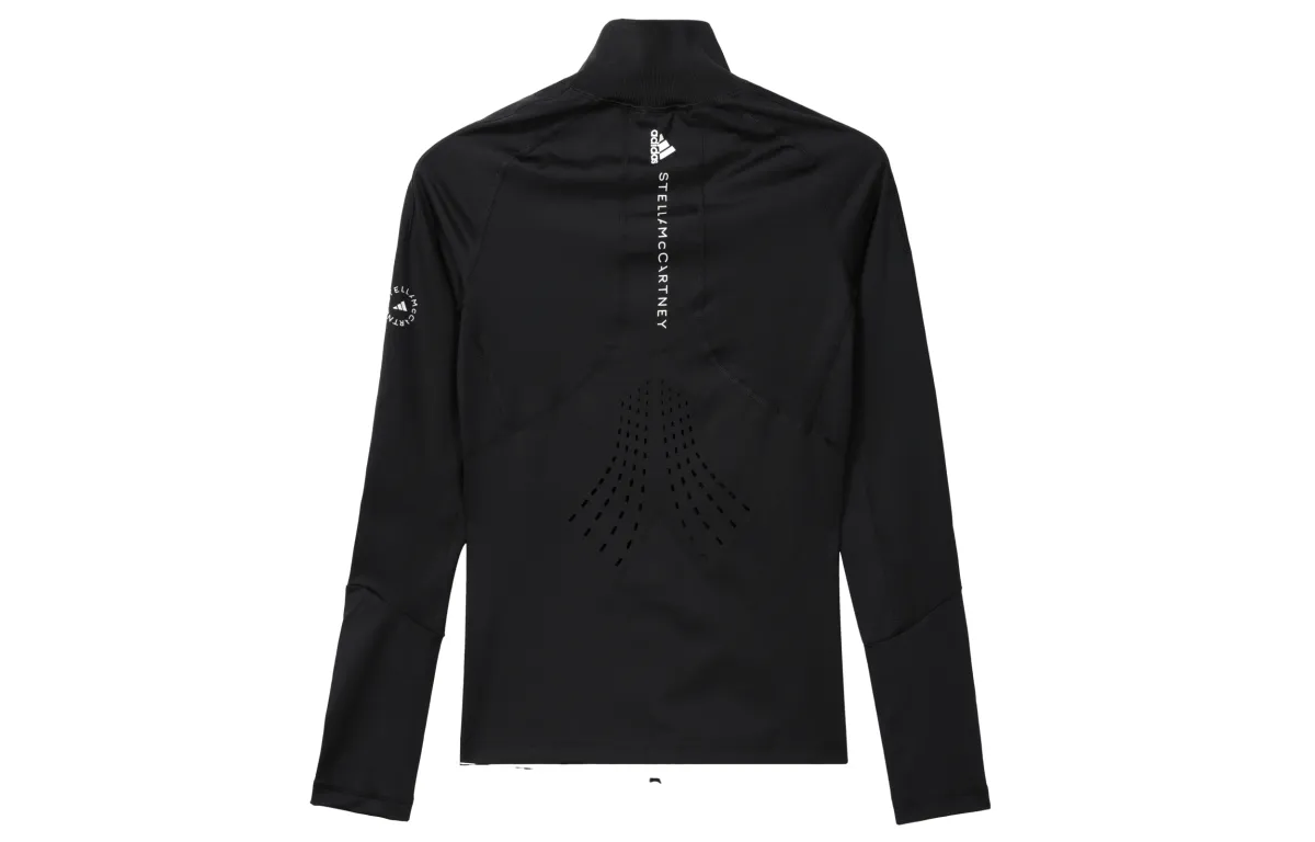 Adidas X Stella McCartney Jackets Women's Black Stand Collar Moderate Other
