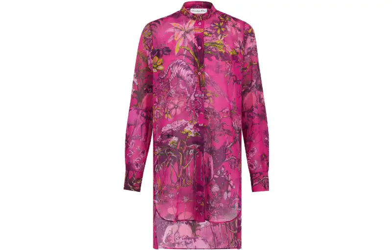 DIOR Shirts Women's Multicolor Stand Collar Moderate Other