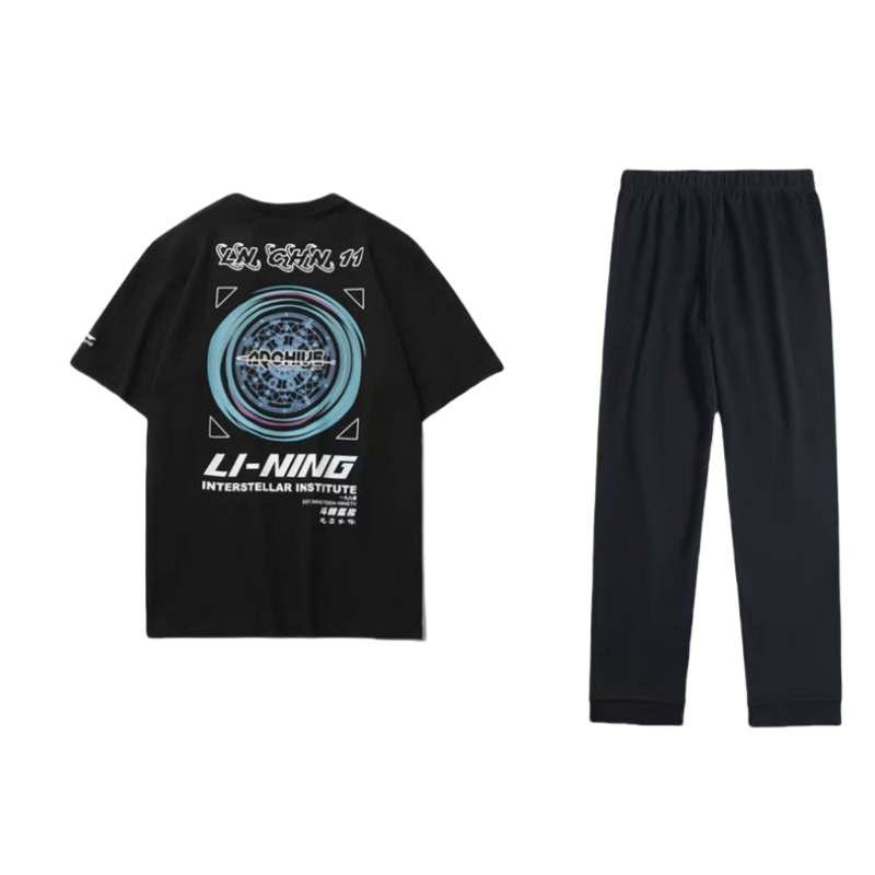 Li Ning Sports Fashion Collection Casual Sportswear Men’s Black
