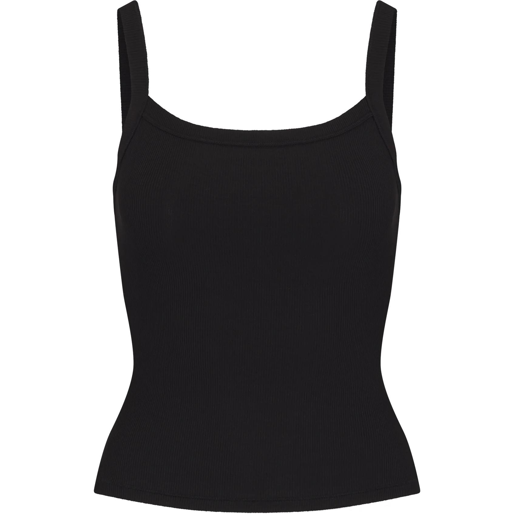 Skims SOFT LOUNGE SCOOP NECK TANK Camisole Women's ONYX/Onyx