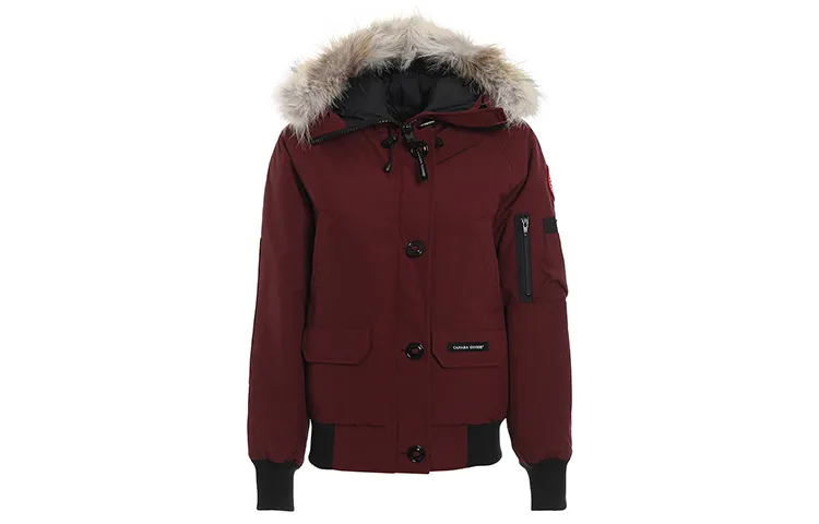 Canada Goose Chilliwack Collection Down Jacket Parka Coat, Winter Women's Berry Red
