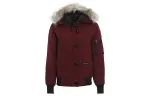 Canada Goose Chilliwack Collection Down Jacket Parka Coat, Winter Women's Berry Red