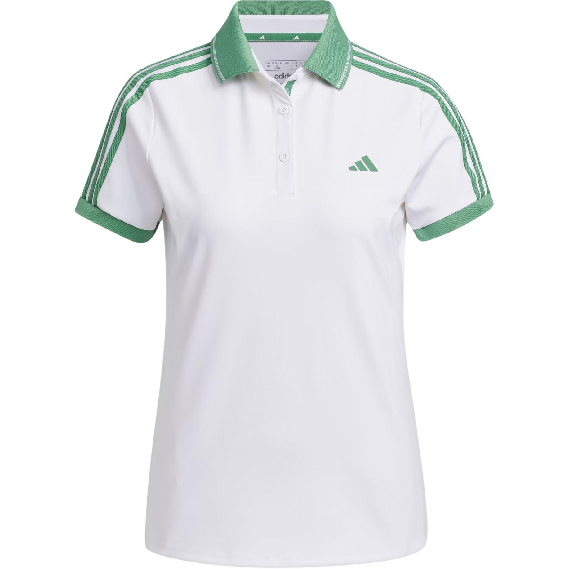 Женская футболка-поло adidas HEAT.RDY SHORT SLEEVE (белая)
