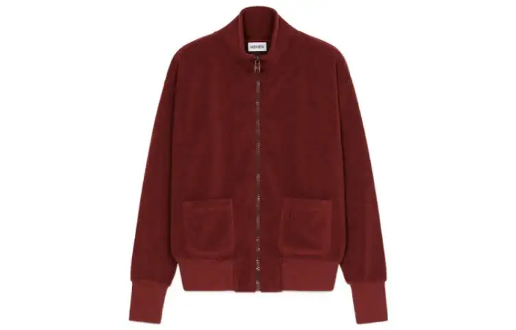 【Previous Season】terry-cloth zip-up jacket