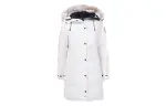 Canada Goose Shelburne Down Jacket Parka Coat Women's Dawn White