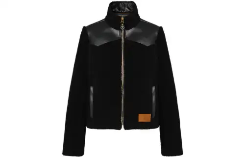 LOUIS VUITTON New Quarterly Products Of LV Jackets Women's Black Stand Collar Moderate Other
