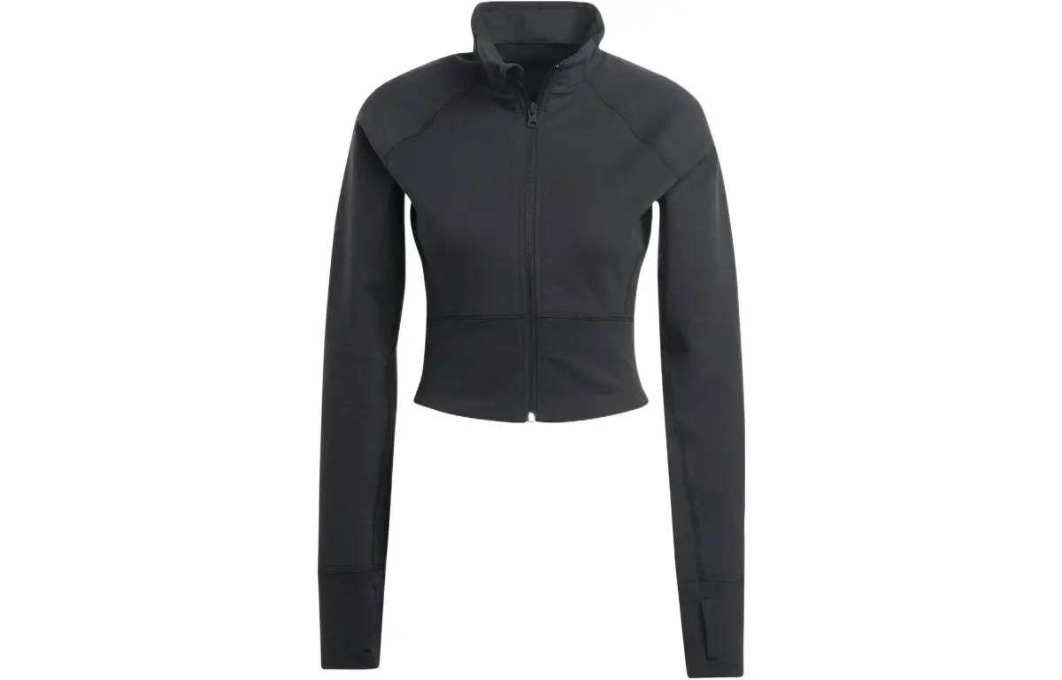 Adidas Jackets Women's Black Stand Collar Moderate Other