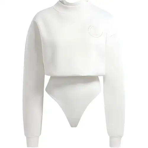 Reebok Anine Bing Sweat Bodysuit Jumpsuit Women's White