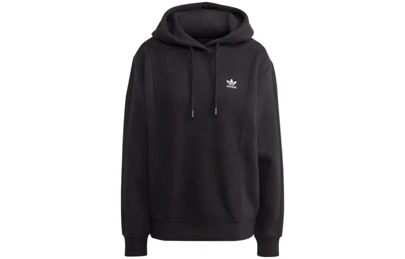 Adidas Originals Sweatshirts Women's Black Hooded Moderate Other