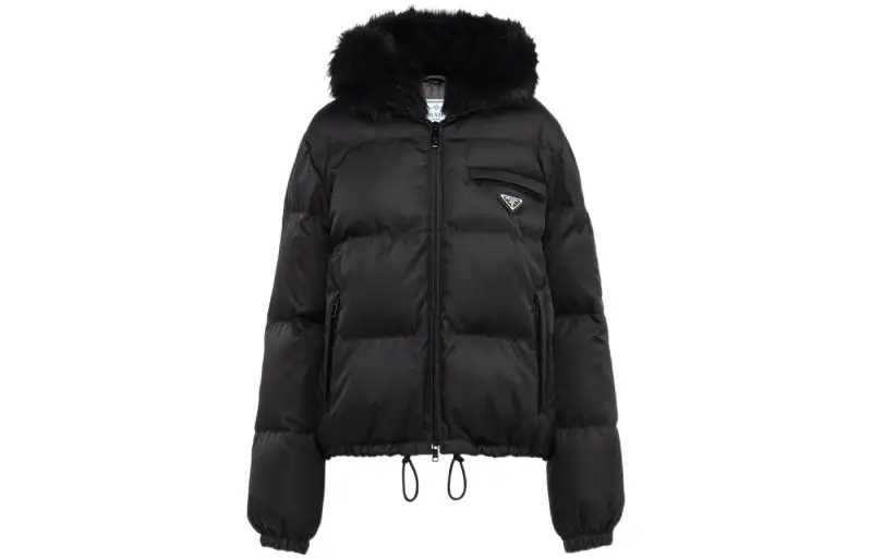Prada Re-Nylon gabardine puffer jacket