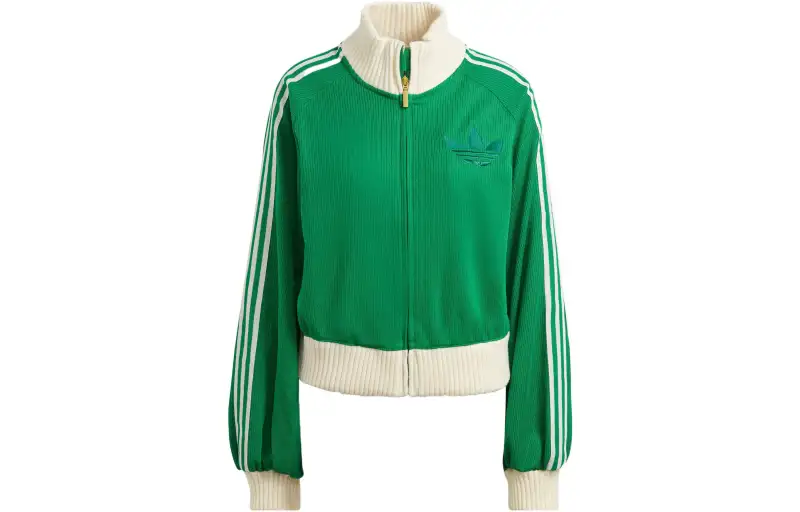 adidas originals Women's Adicolor 70s Blouson Track Top Green