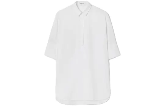 JIL SANDER Friday Puff sleeve Cotton Shirt