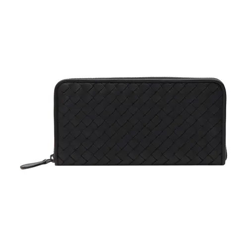 Bottega Veneta Sheepskin Wallet Women's Black