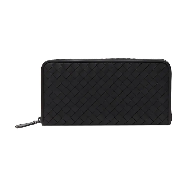Bottega Veneta Sheepskin Wallet Women's Black