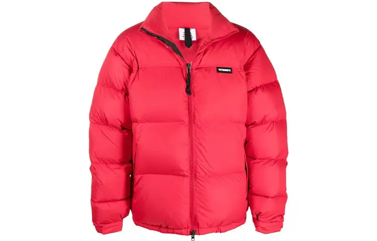 Vetements Down Jackets Women's Red Stand Collar Moderate Other