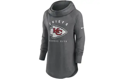 Nike Sweatshirts Women's Gray Hooded Moderate Regular