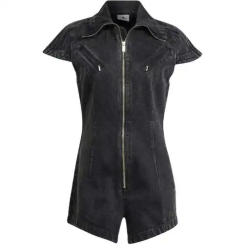 Adidas Originals FASHION MONTREAL DENIM PLAYSUIT Jumpsuit Women's Black