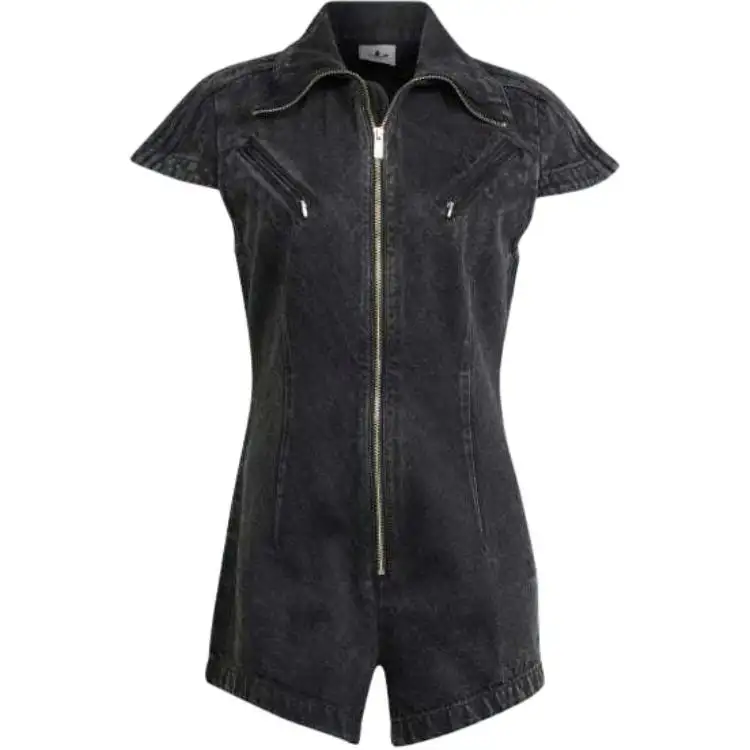 Adidas Originals FASHION MONTREAL DENIM PLAYSUIT Jumpsuit Women's Black