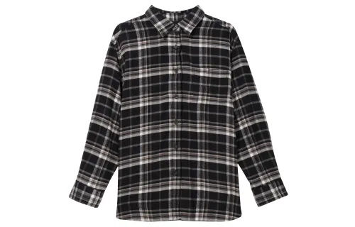 UNIQLO Shirts Women's Black Pointed Collar Moderate Other