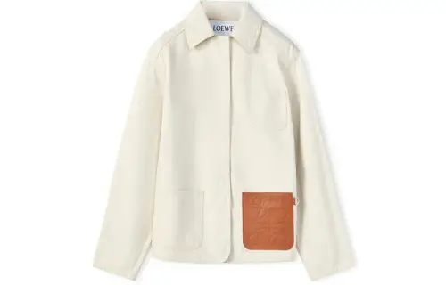 LOEWE Workwear Denim Jacket 'Ecru'
