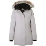 Canada Goose Down Jacket Women's Lime Gray