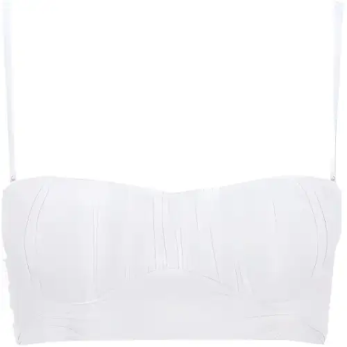 DIOR Swimsuit Top Camisole Women's White