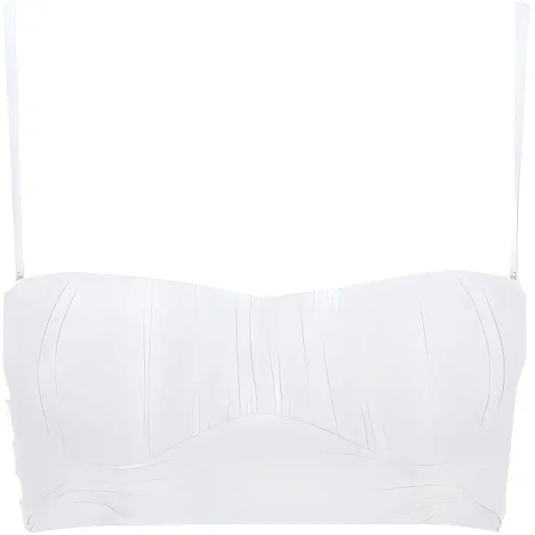 DIOR Swimsuit Top Camisole Women's White