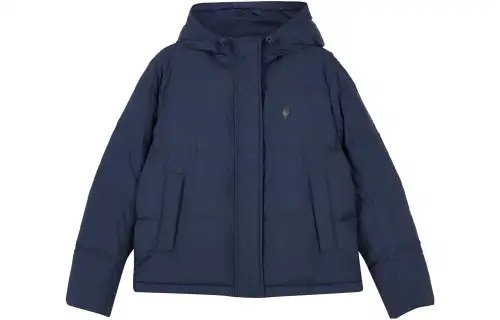 Skechers Elegant Diamond Collection Down Jacket Women's Navy Blue