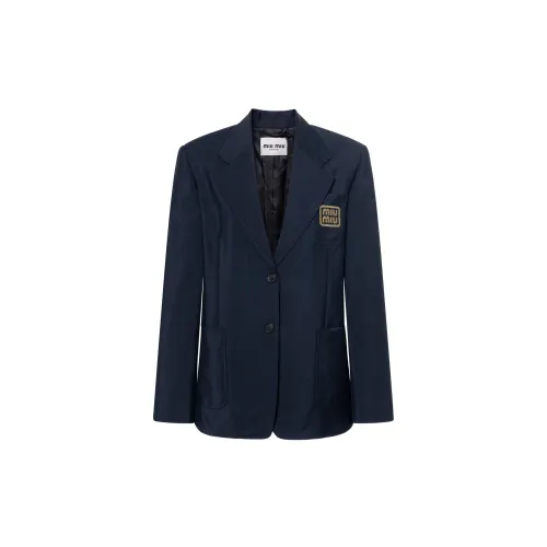 MIU MIU SS24 Jackets & Coats Women's Blue