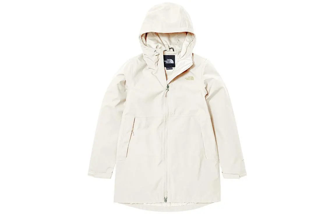 THE NORTH FACE Jackets Women's White Hooded (Non-detachable) Moderate Straight Fit
