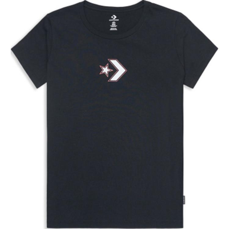 Женская футболка Converse T (черная)