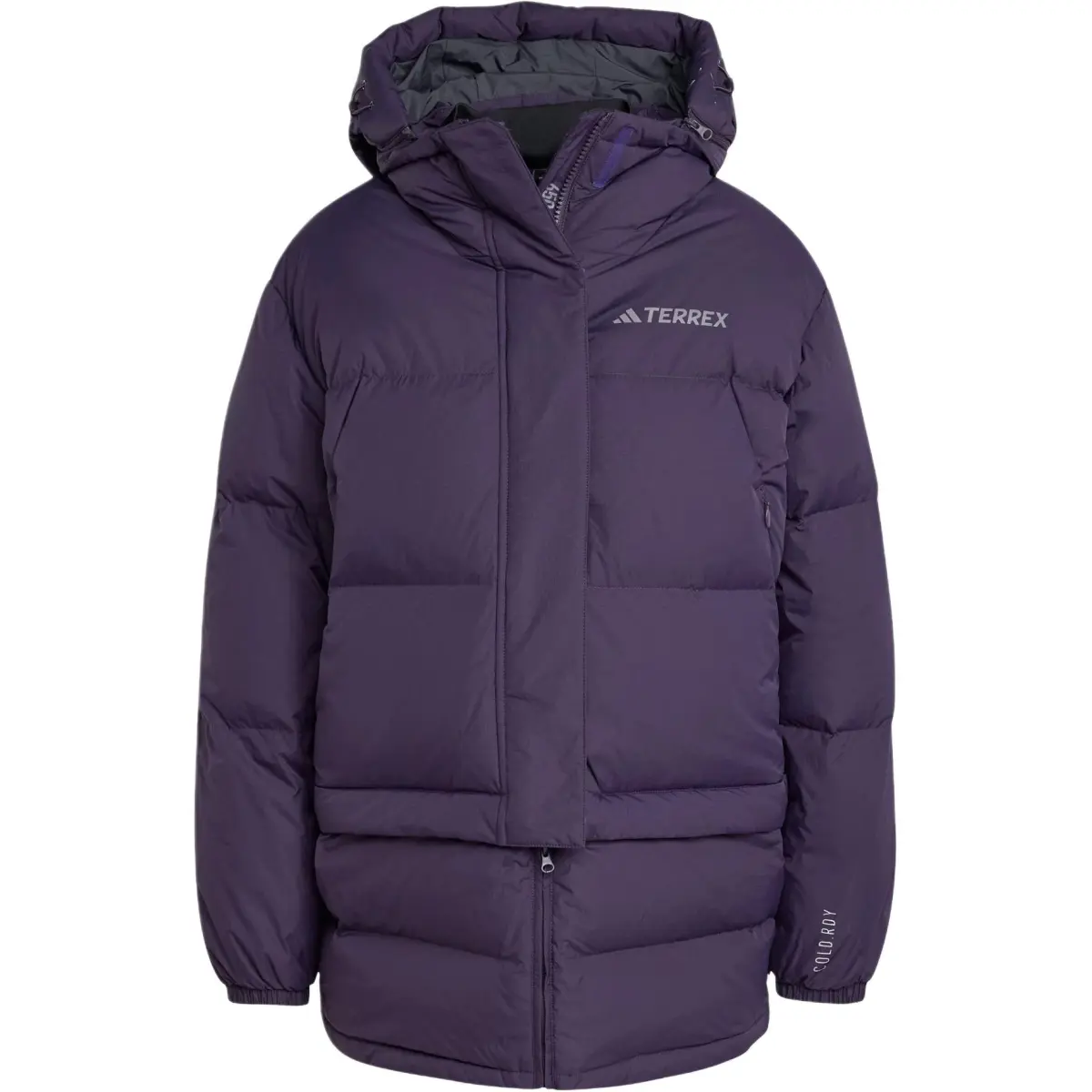 Adidas Terre FW24 XPLORIC WIND.RDY Down Jacket Women's Purple