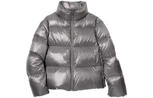 UNIQLO Down Jacket Women's Lead Gray