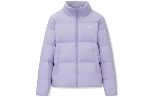 ANTA Life Collection Down Jackets Women's Purple Stand Collar Moderate Down Jacket