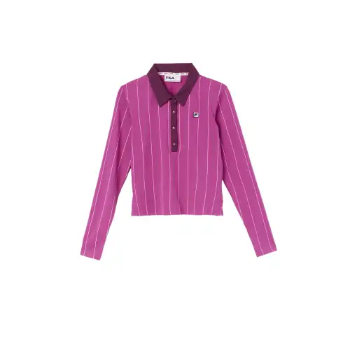FILA Polo Shirt Women's Purple 561