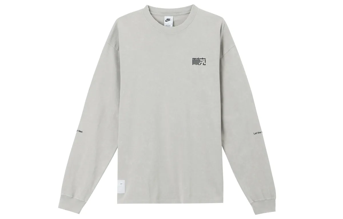 Nike Sportswear T Shirt Men's Light Iron Ore Gray