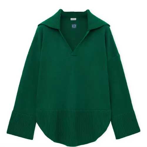 LOEWE FW24 Cashmere Sweater Women's Green