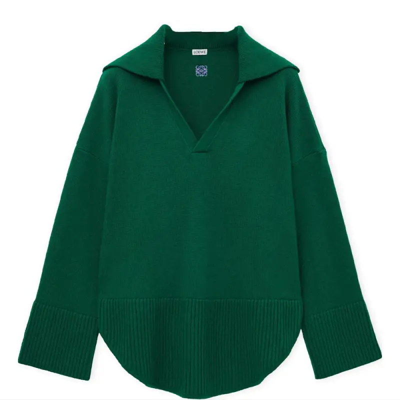 LOEWE FW24 Cashmere Sweater Women's Green