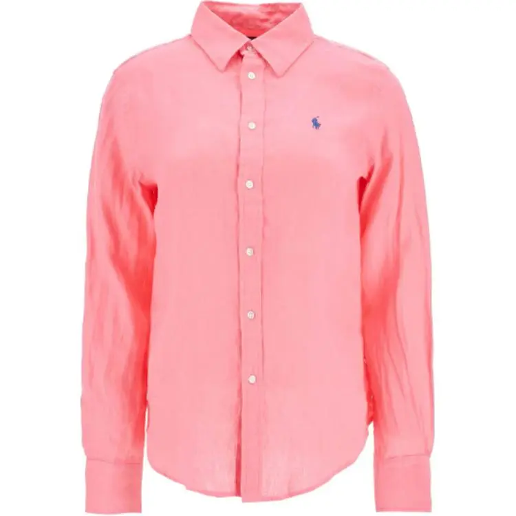 Polo Ralph Lauren Logo Embroidered Curved Hem Polo Shirt