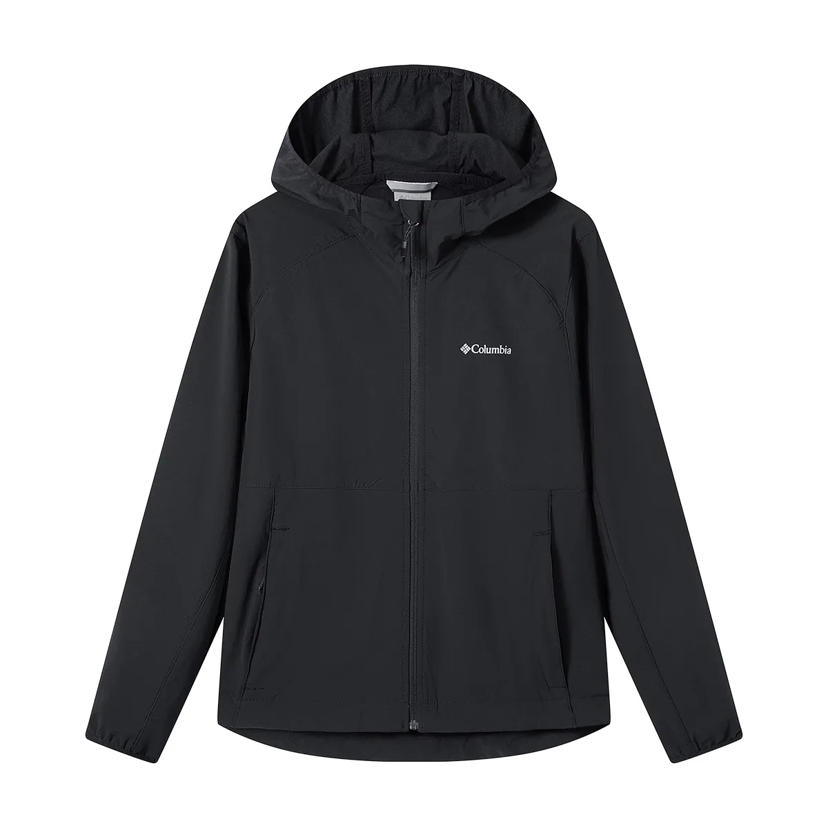 Columbia Jackets Women's Black-010 Hooded Thin Soft Shell