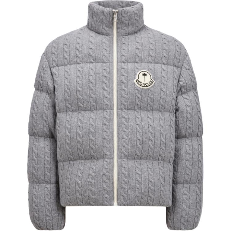 Женский пуховик Moncler Austru (серый)