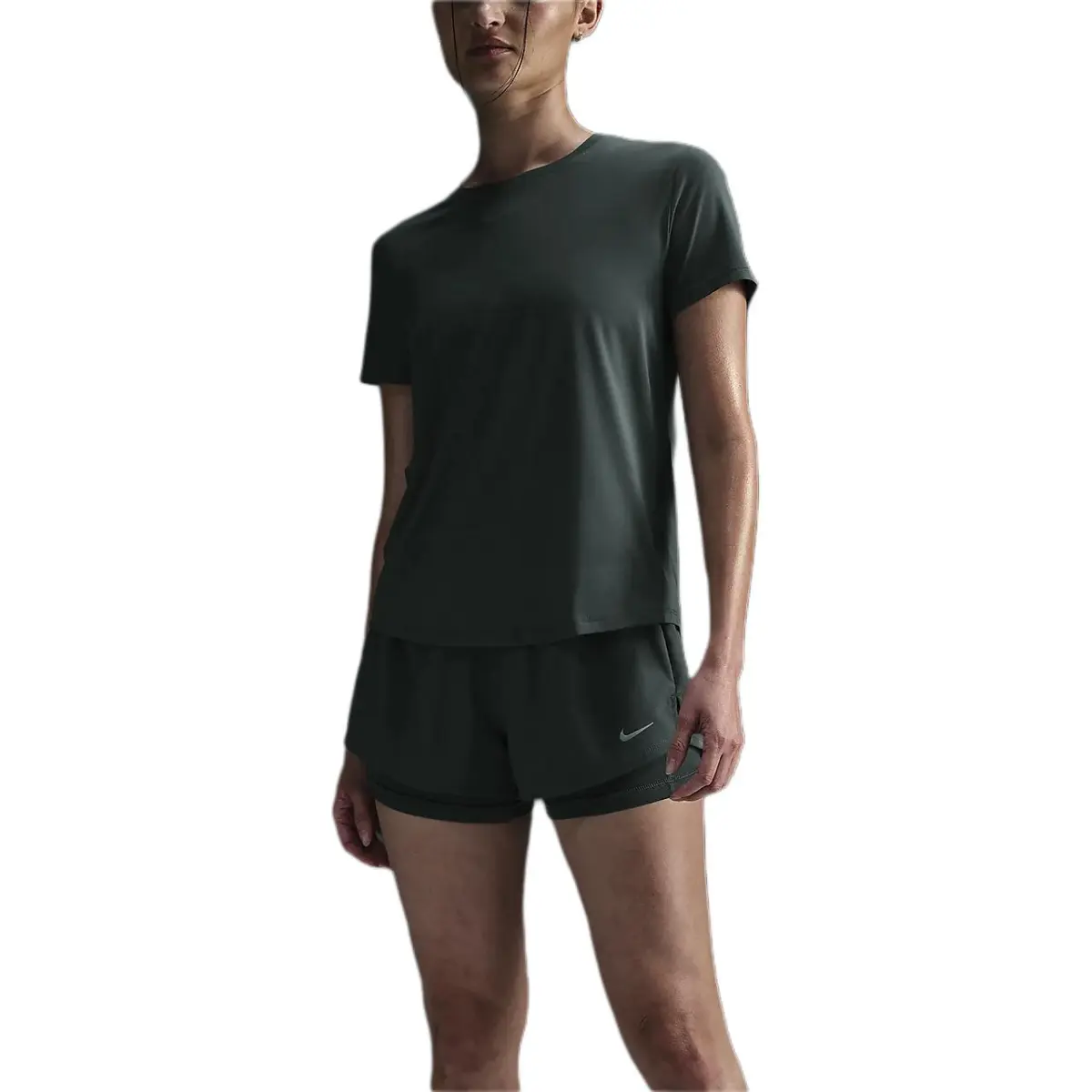 Nike Dri Fit T Shirt Women's Vintage Green/Black