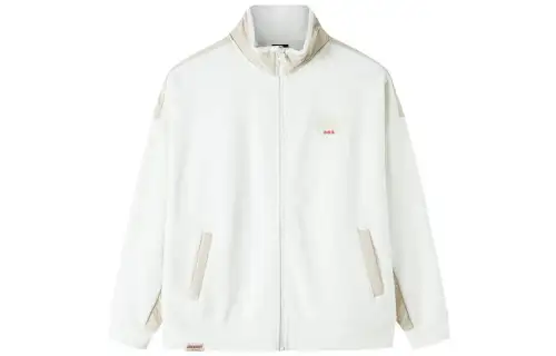 ANTA Life Collection Jackets Women's Ivory White Stand Collar Moderate Other