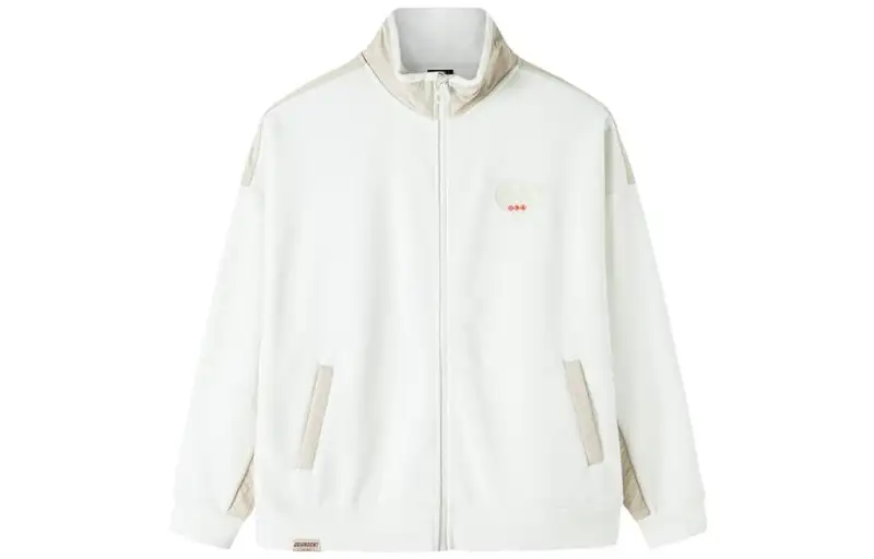 ANTA Life Collection Jackets Women's Ivory White Stand Collar Moderate Other