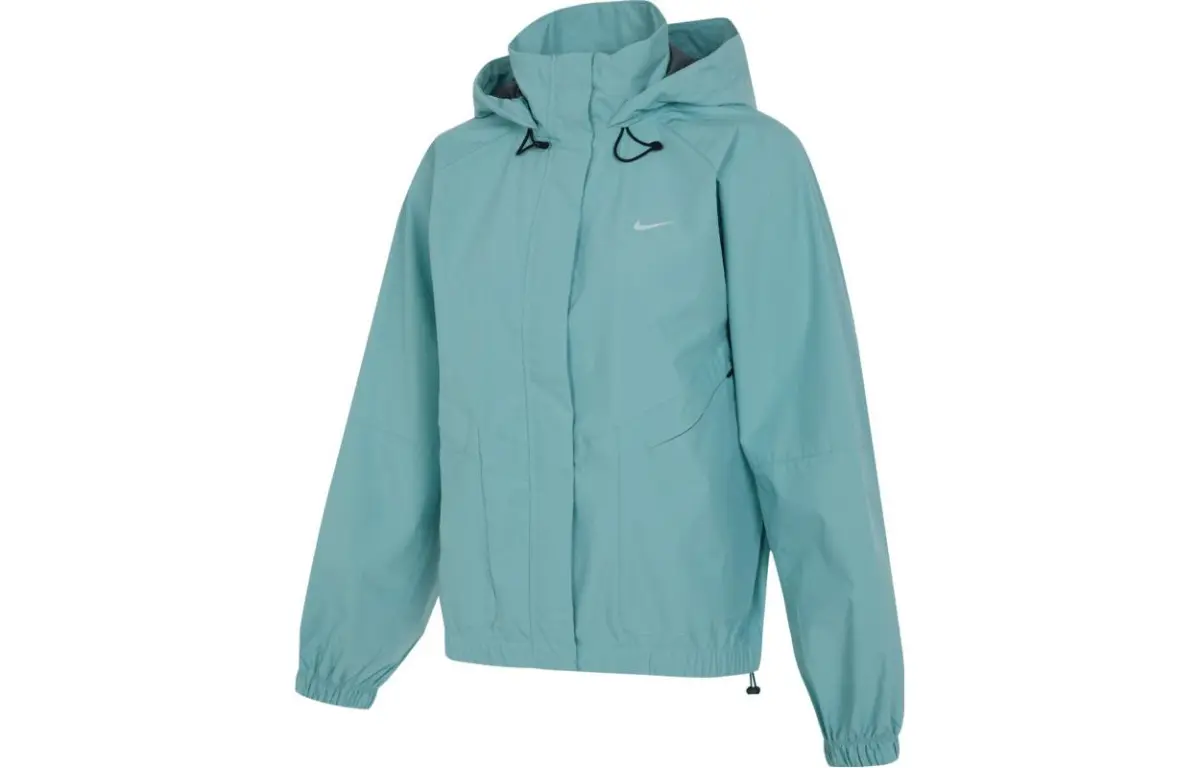 Nike Jackets Women's Peacock Blue Hooded Moderate Other