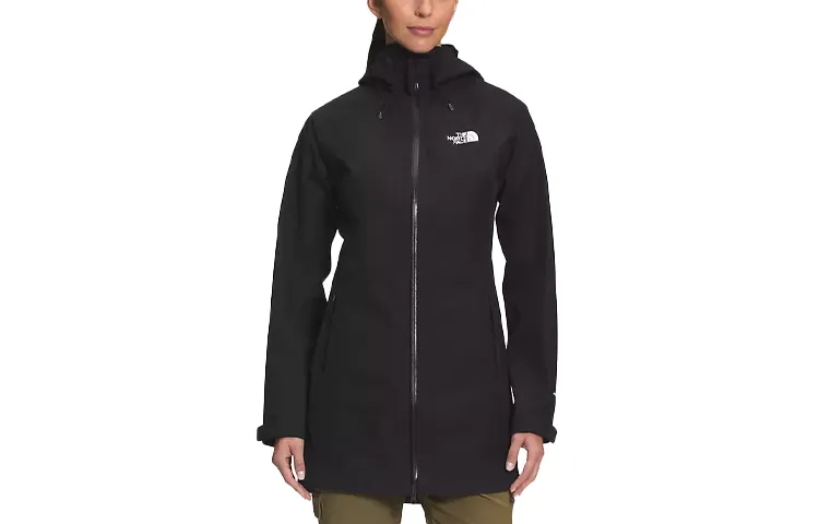 THE NORTH FACE Jackets Women's Black Hooded (Non-detachable) Moderate Nipped-in Waist