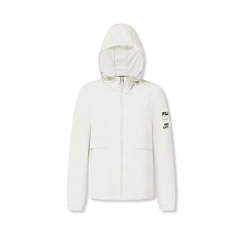 Женская куртка Fila x BBC EARTH (белая)