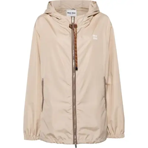 Miu Miu lightweight hooded jacket